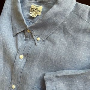 J. Crew Mens Irish Linen Shirt, size xxl